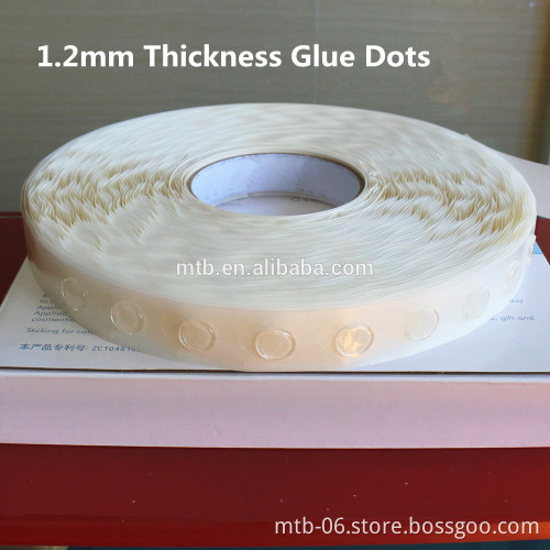 Clear Removable Glue Dots Fix Brochure Printing Machine Price